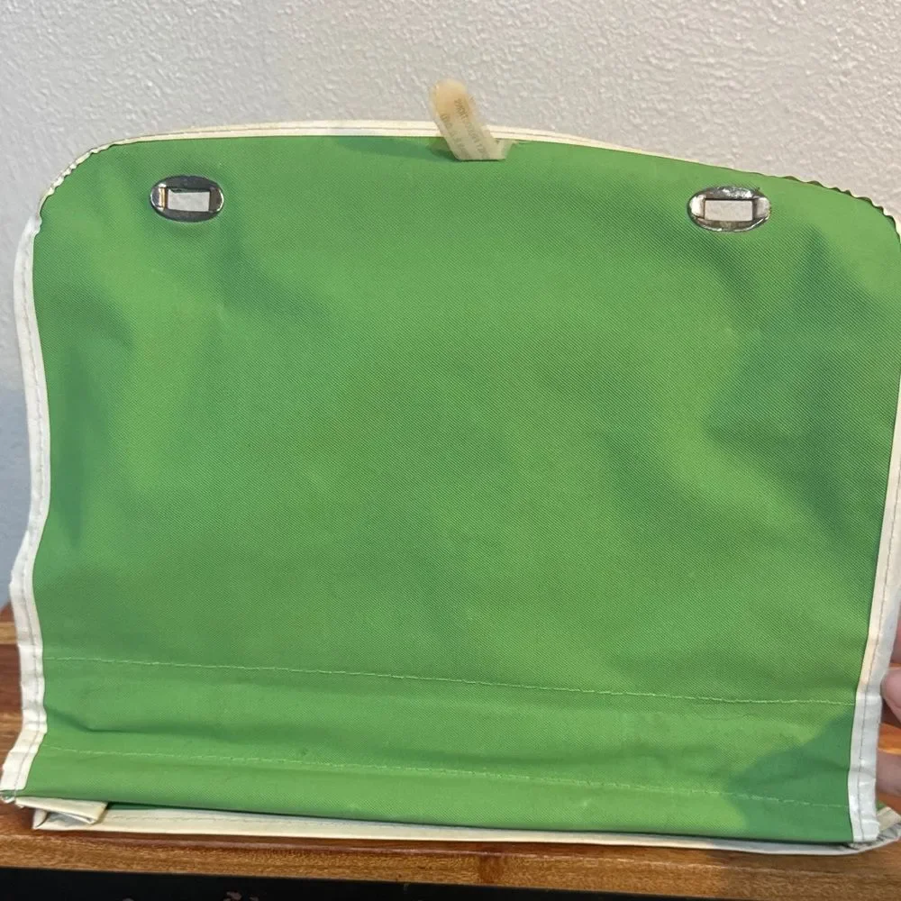 Vintage Walt Disney Productions Green Mickey Mouse School Satchel Bag